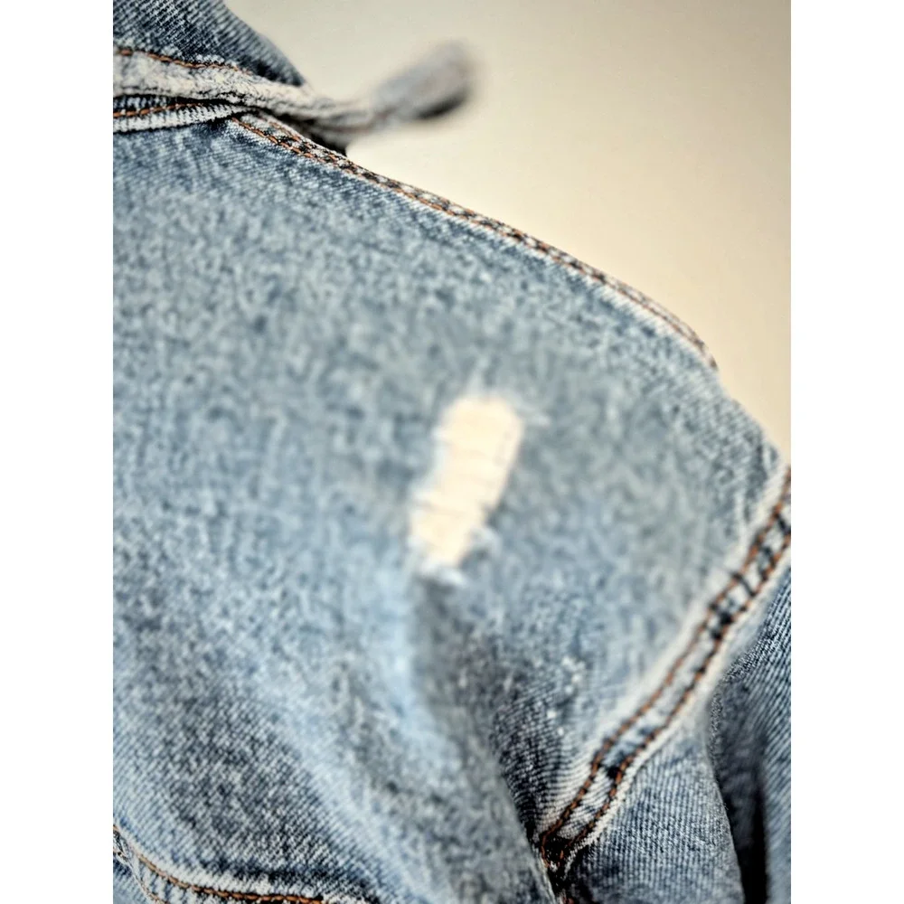 NWT C&A Denim Pride Trucker Feel The Love Jacket $600 EVERYONE FITS HERE LG 0049 - Picture 11 of 13